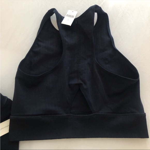 Anthropologie Colorblock Longline bike short Set - Picture 6 of 7